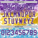 Custom Stitched Tie Dye Purple-White Watercolor Cloud Splash Pullover Sweatshirt Hoodie