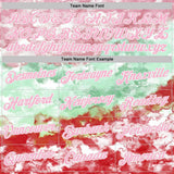 Custom Stitched Tie Dye Light Pink-White Watercolor Cloud Splash Pullover Sweatshirt Hoodie