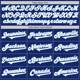 Custom Royal White-Light Blue Authentic Two Tone Baseball Jersey
