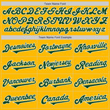 Custom Gold Green-White Authentic Two Tone Baseball Jersey