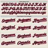 Custom Cream Black Pinstripe Neon Pink Authentic Two Tone Baseball Jersey