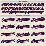 Custom Cream Navy Pinstripe Crimson Authentic Two Tone Baseball Jersey