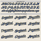 Custom Cream Royal Pinstripe Old Gold Authentic Two Tone Baseball Jersey