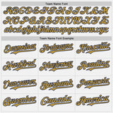 Custom White Old Gold Pinstripe Navy Authentic Two Tone Baseball Jersey