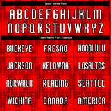 Custom Red White-Black Splash Sublimation Volleyball Uniform Jersey