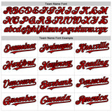 Custom White Black Pinstripe Red Authentic Sleeveless Baseball Jersey