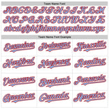 Custom White Light Blue Pinstripe Red Authentic Sleeveless Baseball Jersey