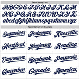 Custom White Navy Pinstripe Gray Authentic Sleeveless Baseball Jersey