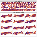 Custom White Purple Pinstripe Orange Authentic Sleeveless Baseball Jersey