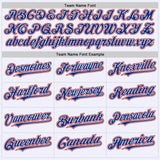 Custom White Royal-Red Mesh Authentic Throwback Baseball Jersey