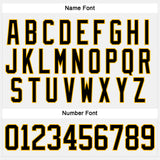 Custom White Black-Gold Hockey Lace Neck Jersey