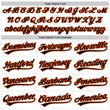 Custom White Black-Orange Authentic Throwback Baseball Jersey