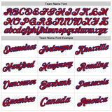 Custom White Red Royal-Gold Authentic Throwback Basketball Jersey