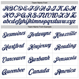 Custom White Navy-Red Authentic Throwback Basketball Jersey