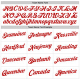 Custom White Royal-Red Authentic Throwback Basketball Jersey