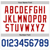 Custom White Royal-Red Authentic Throwback Basketball Jersey