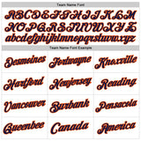 Custom White Navy-Orange Authentic Throwback Basketball Jersey