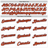 Custom White Orange-Navy Authentic Throwback Basketball Jersey