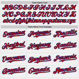 Custom White Red Royal-Gold Authentic Baseball Jersey