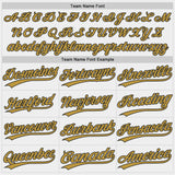 Custom White Old Gold-Black Authentic Baseball Jersey