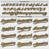Custom White Old Gold-Navy Authentic Baseball Jersey