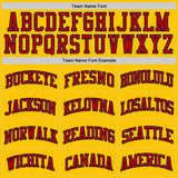 Custom Yellow Red-Navy Authentic Basketball Jersey