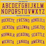 Custom Yellow Maroon-White Authentic Basketball Jersey