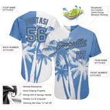 Custom 3D Pattern Design Hawaii Coconut Trees Authentic Baseball Jersey