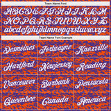 Custom Orange White-Purple Authentic City Edition Basketball Jersey