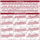 Custom White Cardinal 3D Pattern Design Rabbit Authentic Baseball Jersey