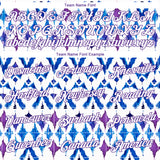 Custom Stitched Tie Dye White-Purple 3D Abstract Watercolor Sports Pullover Sweatshirt Hoodie
