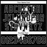 Custom Black White 3D Pattern Design Astronaut Authentic Basketball Jersey