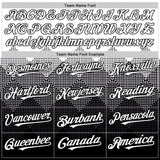 Custom White Black 3D Pattern Design Gradient Square Shapes Authentic Baseball Jersey