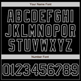 Custom Black White 3D Pattern Design Abstract Splatter Grunge Art Authentic Baseball Jersey
