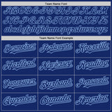Custom Royal Light Blue 3D Pattern Design Abstract Splatter Grunge Art Authentic Baseball Jersey