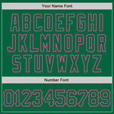 Custom Kelly Green Pink 3D Pattern Design Abstract Splatter Grunge Art Authentic Baseball Jersey