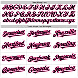 Custom White Black-Pink 3D Pattern Design Abstract Sharp Shape Authentic Baseball Jersey