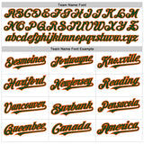 Custom White Green-Orange 3D Pattern Design Abstract Sharp Shape Authentic Baseball Jersey