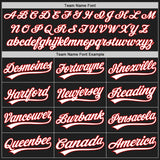 Custom Graffiti Pattern Black Gold-Red 3D Scratch Authentic Baseball Jersey