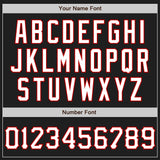 Custom Graffiti Pattern Black Old Gold-Red 3D Scratch Authentic Baseball Jersey