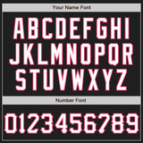 Custom Graffiti Pattern Black Aqua-Neon Pink 3D Scratch Authentic Baseball Jersey