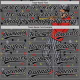 Custom Steel Gray Black-Gray 3D Pattern Jazz Music Authentic Baseball Jersey