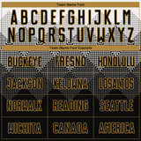 Custom White Black-Old Gold Round Neck Sublimation Basketball Suit Jersey