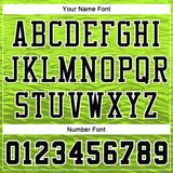 Custom Neon Green Black-White Round Neck Sublimation Basketball Suit Jersey