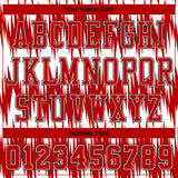 Custom White Red-Black Round Neck Sublimation Basketball Suit Jersey