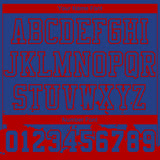 Custom Royal Red Color Splash Round Neck Sublimation Basketball Suit Jersey