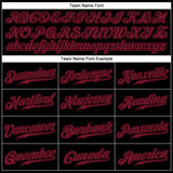 Custom Black Crimson Authentic Baseball Jersey