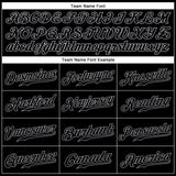 Custom Black Black-Gray Authentic Sleeveless Baseball Jersey