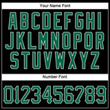 Custom Black Kelly Green-White Authentic Sleeveless Baseball Jersey