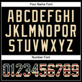 Custom Black Vintage USA Flag-Cream Authentic Sleeveless Baseball Jersey